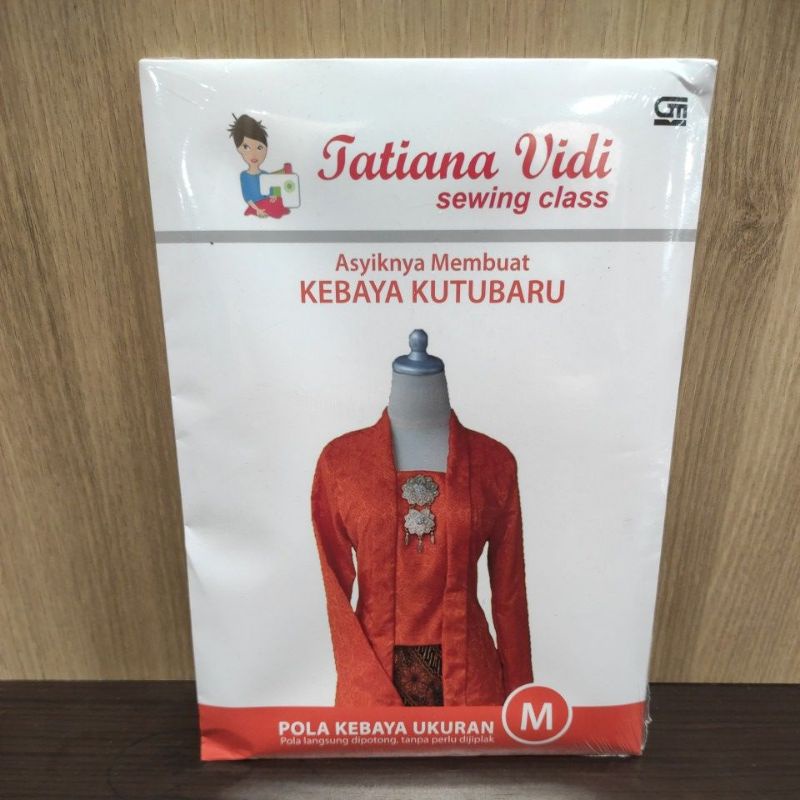 Buku Fasion Menjahit Busana Asyiknya Membuat Kebaya Kutubaru Pola Kebaya Ukuran M