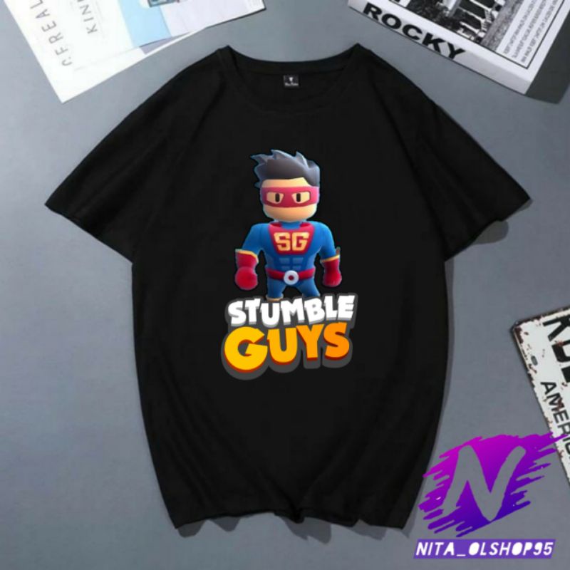 stumble guys sg baju anak stumble guys kaos atasan anak stumble guys SG karakter