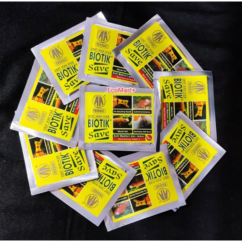 Obat Ikan Hias BIOTIK SAVE - 5 gr 1 sachet