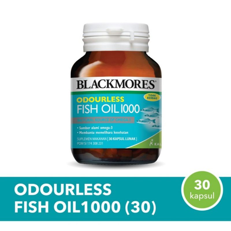 Blackmores Odourless Fish Oil 1000 (30 Kapsul)