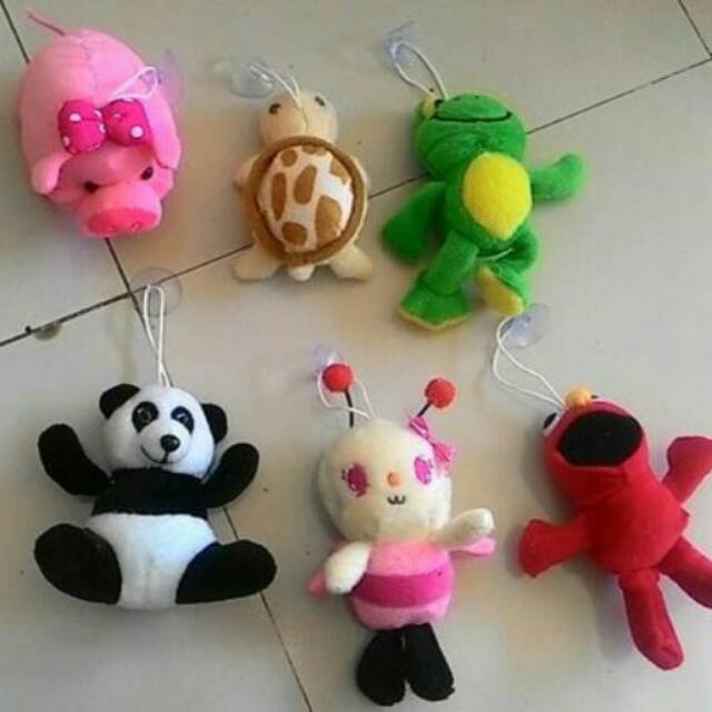 boneka gantungan / tempelan kaca karakter