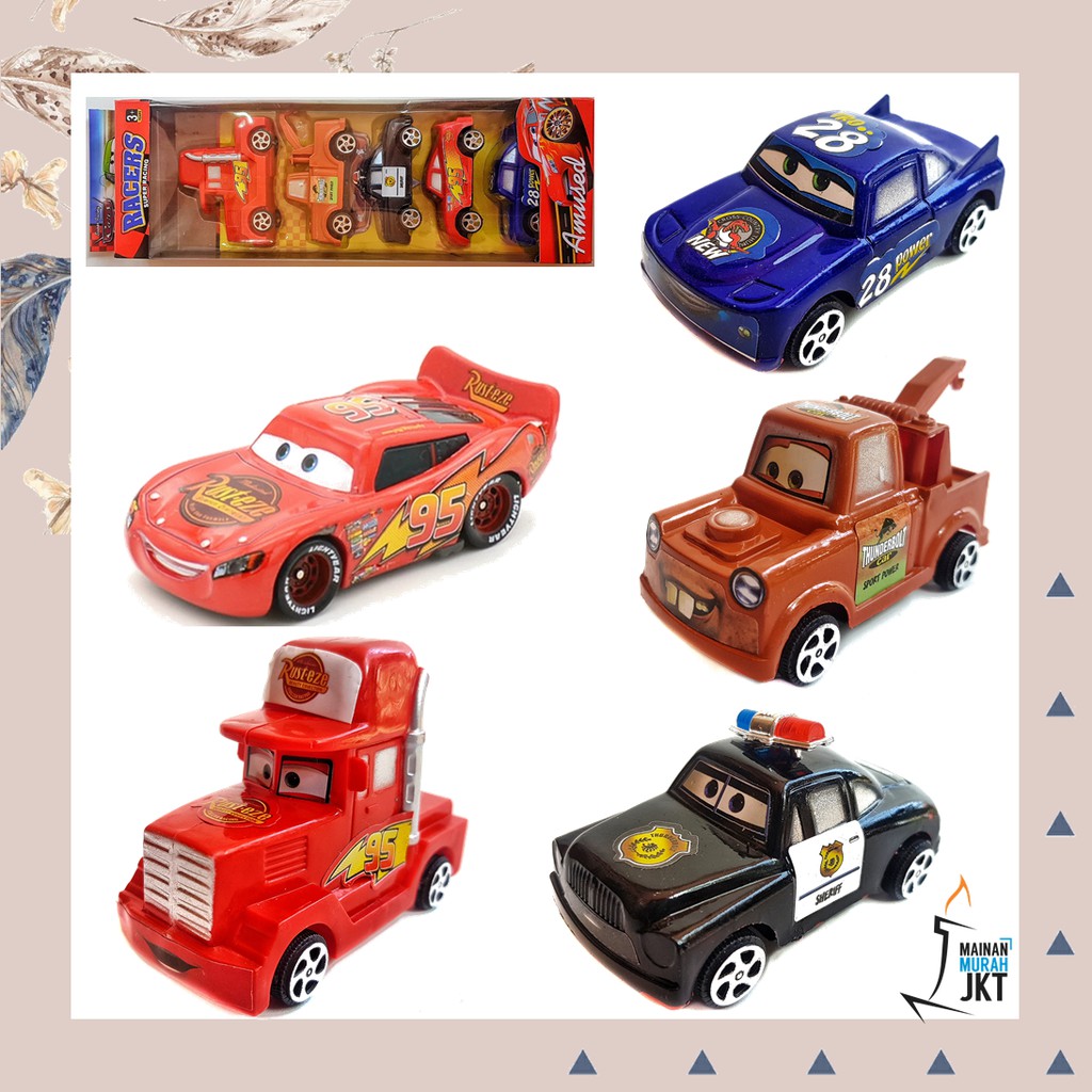  MAINAN ANAK LAKI LAKI MOBIL MOBILAN  CARS ISI 5PCS Shopee 