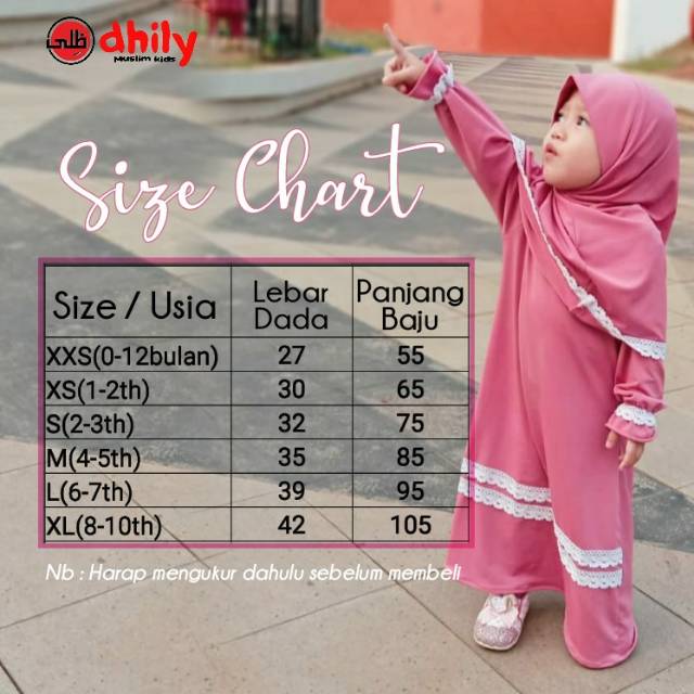 GAMIS BAYI DAN ANAK, GAMIS DAISY | BY D H I L Y HIJAB o