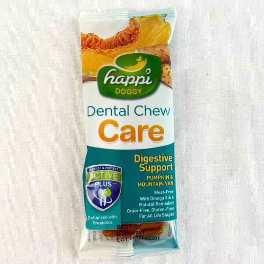 

Pet Republic Dog Dental Chew Happi Doggy ZEST Pumpkin and Mountain Yam 11gr