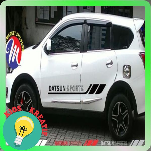 Terlaris sticker stiker list stripe datsun sports sticker mobil datsun go panca