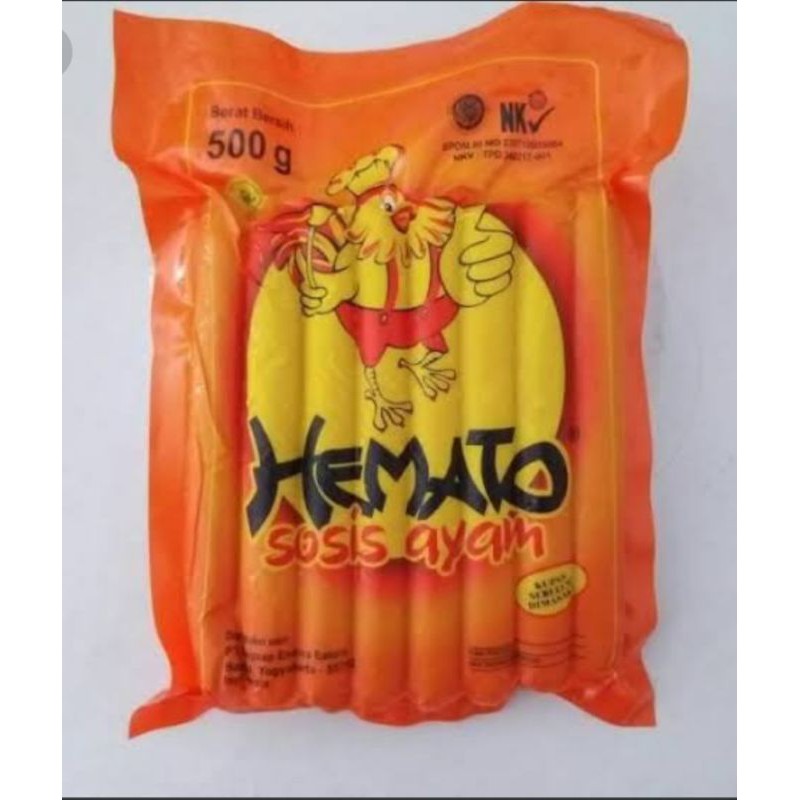 

Hemato sosis ayam long 500gr (Isi 15)