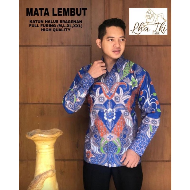 KEMEJA BATIK MOTIF MATA LEMBUT