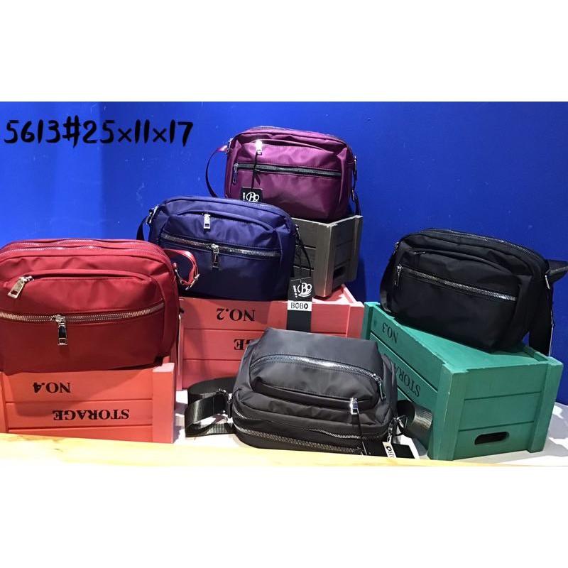 Tas Wanita Import Jinjing dan Selempang BOBO Mini BB5613 5613 Bahan Parasut Kualitas Super High Qual