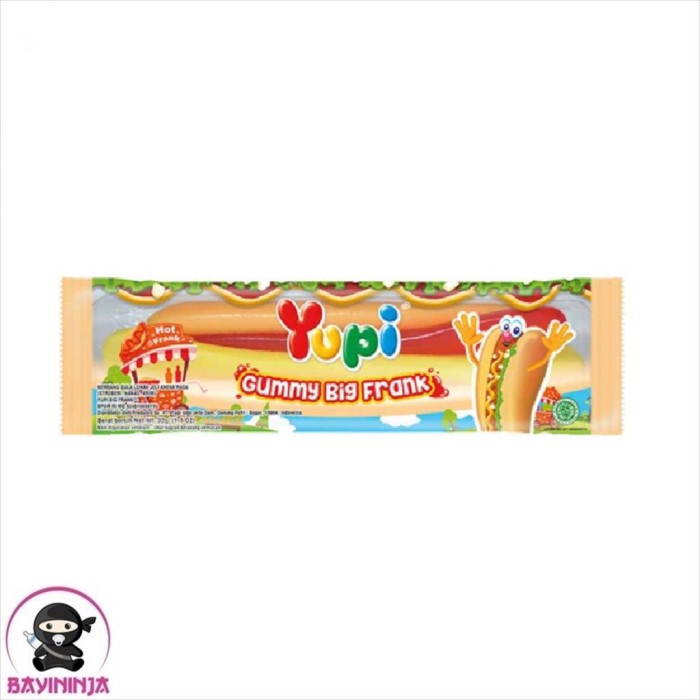 

YUPI Permen Jelly 32 g - Big Frank T-Ninjabayi 01