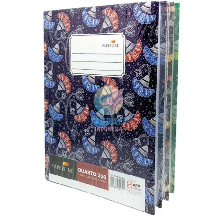 

Buku Hardcover Kwarto Paperline 100 Lembar