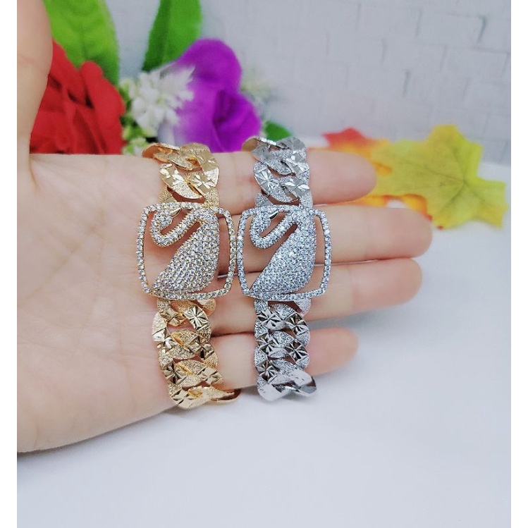 Gelang Fashion jewelry lapis emas 18k