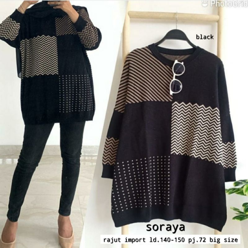 Rajut import motif terbaru / blouse rajut import premium/sweater rajut jumbo & standar wanita/rajut 