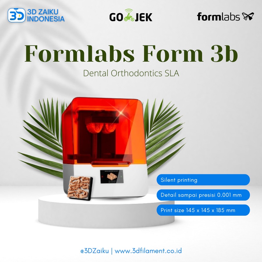 Original Formlabs Form 3B Dental Orthodontics SLA 3D Printer Set