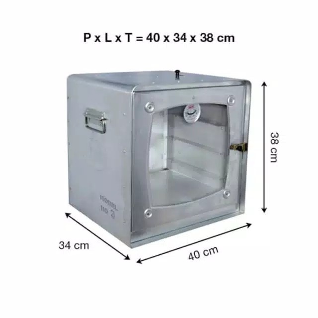 Hock no 3 Putaran Hawa Oven Kompor Tangkring Pemanggang Kue Alumunium