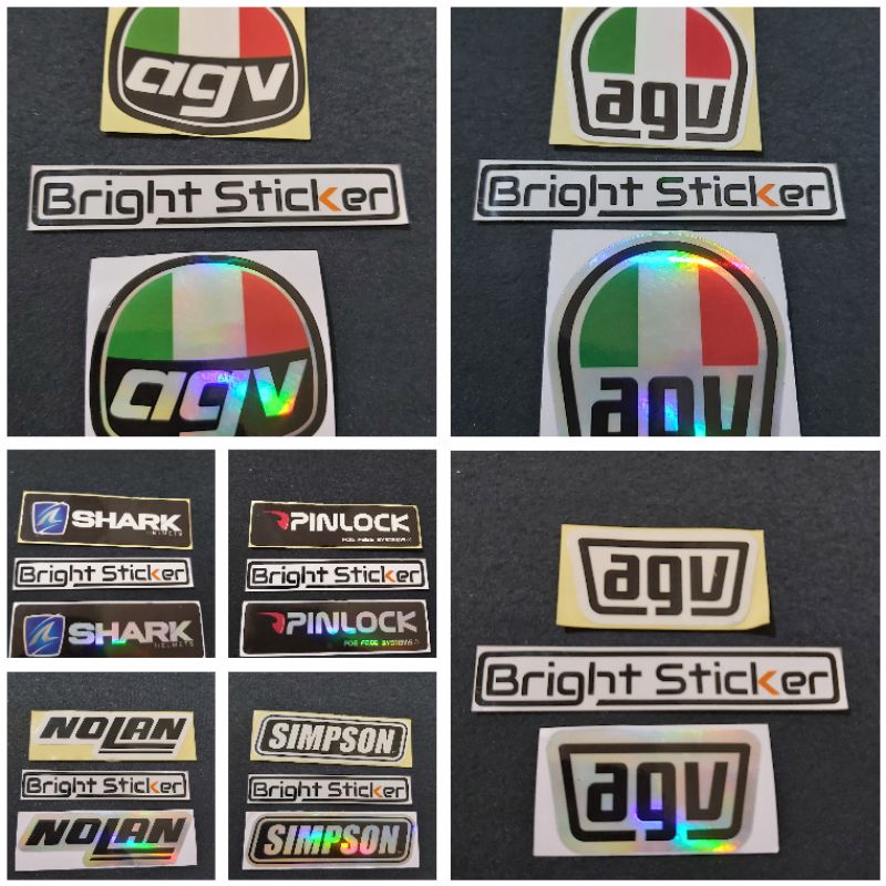 STICKER MERK NAMA HELM PRINCUTT