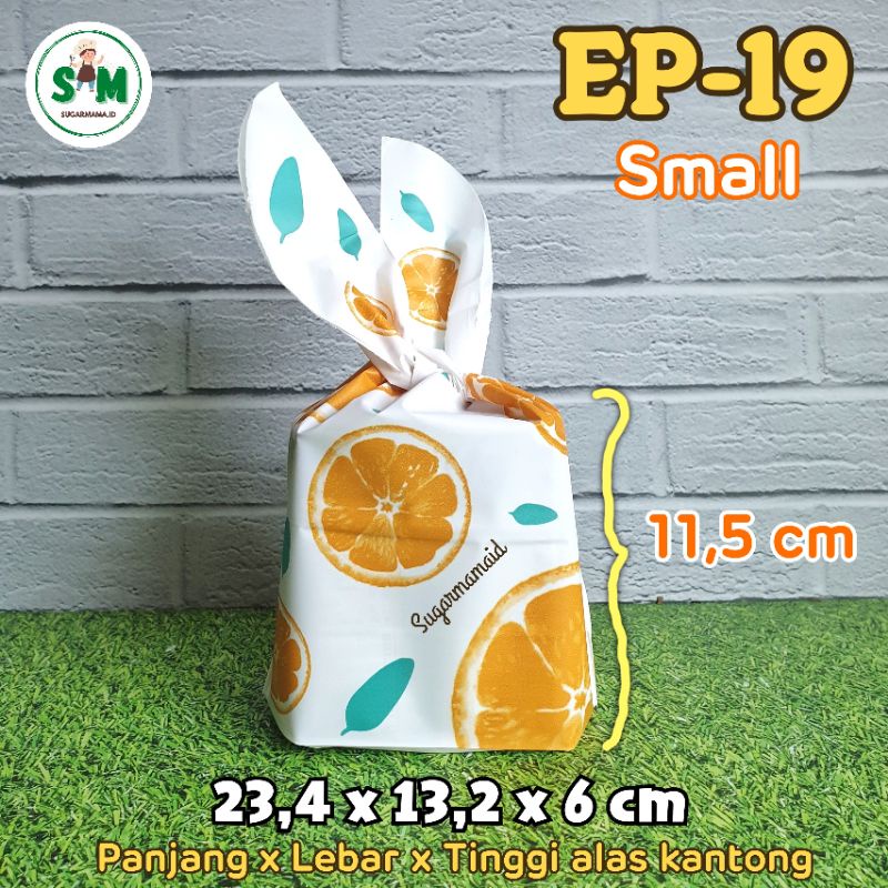 

(10pcs) Plastik ikat kecil EP 19 Kantong Goodiebag Bungkus Souvenir Kemasan hampers ulang tahun