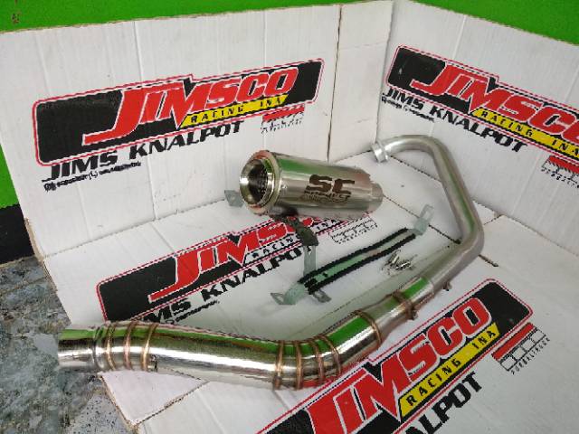 Knalpot SC project Vixion R15 GSX CBR 150R newCB MX satria Fu Sonic bison Tiger dll-3