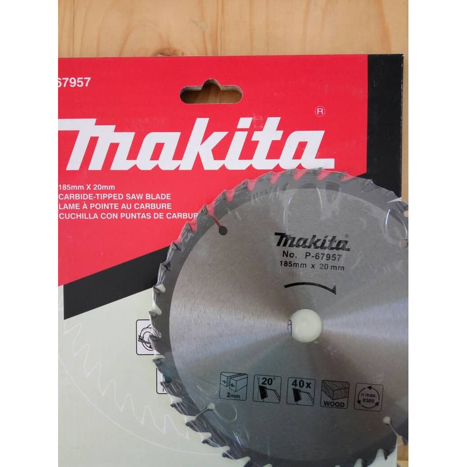 Mata circle kayu 7" Makita 40 t