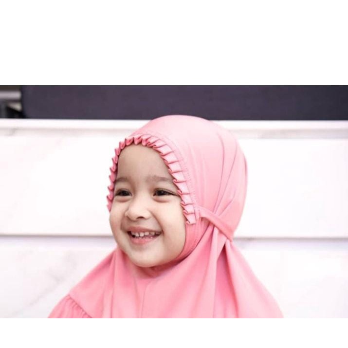 Jilbab Anak KCB Lipit Allsize 0-3 Tahun Hijab Anak Lucu Kerudung Anak Terbaru