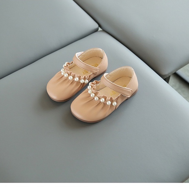 CHUBBI 25 Sepatu Pesta Anak Perempuan Polos Stud Pearl