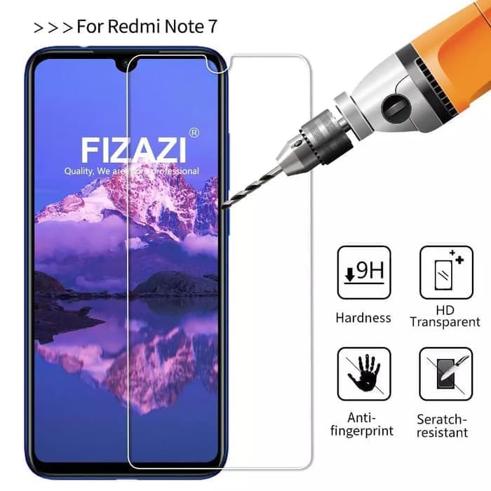 Xiaomi Redmi Note 7 Tempered Glass 2.5D Anti Gores Kaca - Bening