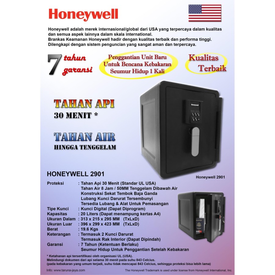 BRANKAS | HONEYWELL 2901 | ORIGINAL | GARANSI RESMI