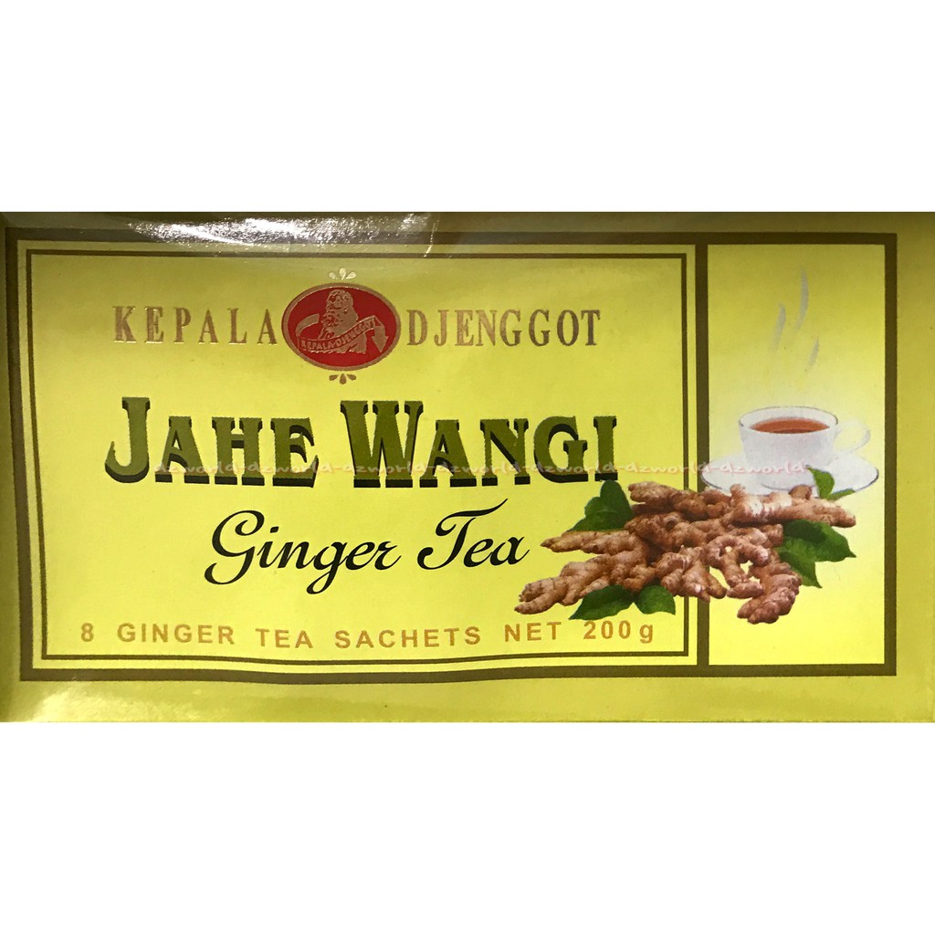 Kepala Djenggot 200gr Jahe Wangi Gingger Tea Teh Jahe Sachet Instan