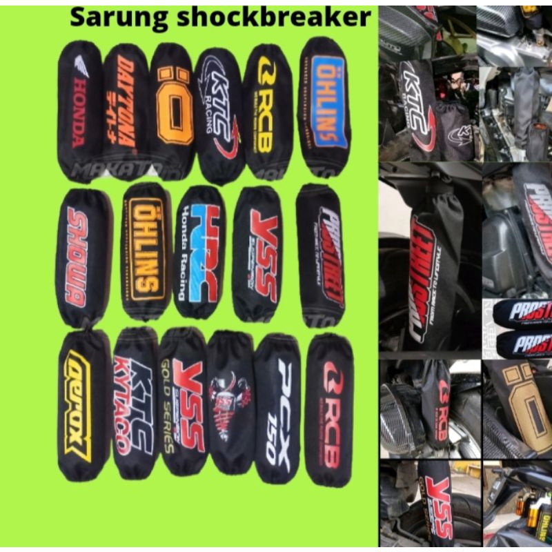 Sarung shockbreaker motor cover shock  nmax aerox beat scoopy mio pcx dan lain lain