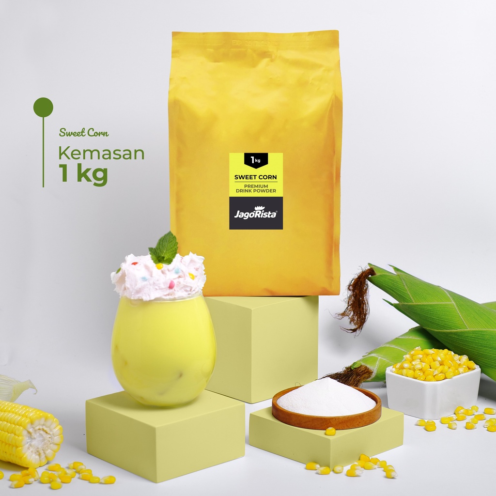 Jagorista Sweet Corn / Jagung Manis / Jasuke 1 Kg Bubuk Minuman / Premium Bubble Drink Powder jr