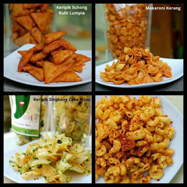 

Makanan Ringan Paket Lebaran / Snack / Makaroni / Seblak / Fusili /Kerang / Keripik