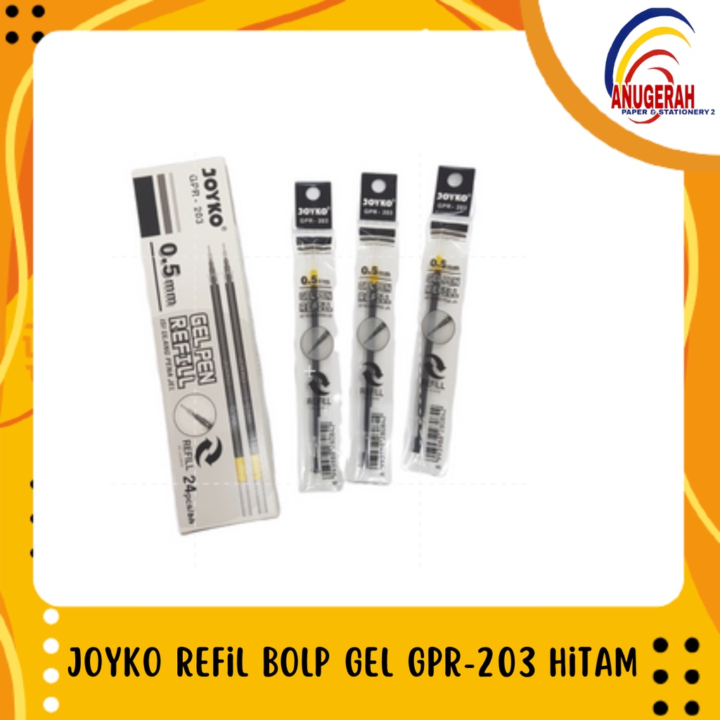 

REFIL BOLPOINT JOYKO GPR-203 HITAM (PAK)