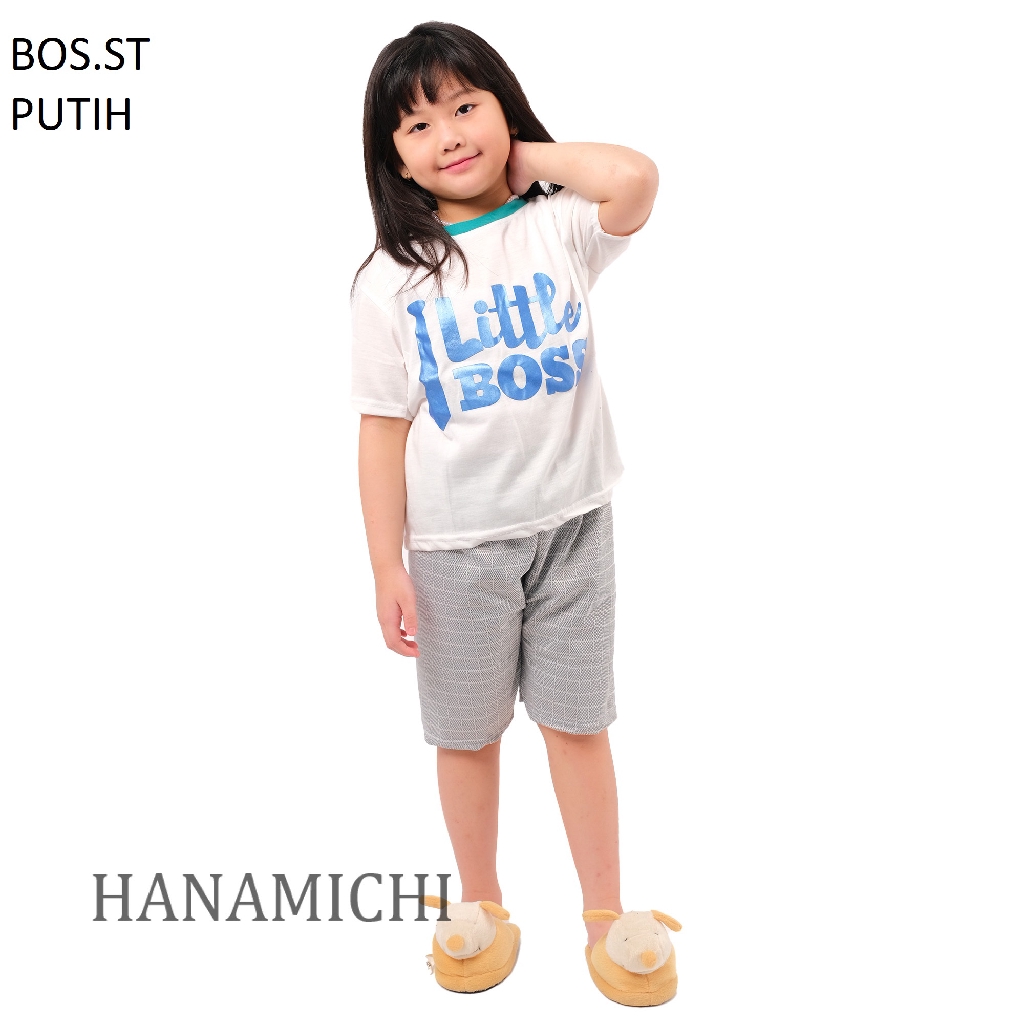 Hanamichi BOS.ST Setelan Anak Lengan Pendek