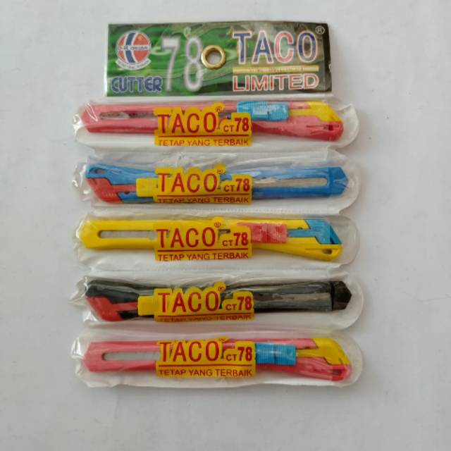 

Cutter Pisau Kater Silet Kecil Murah Taco CT-78