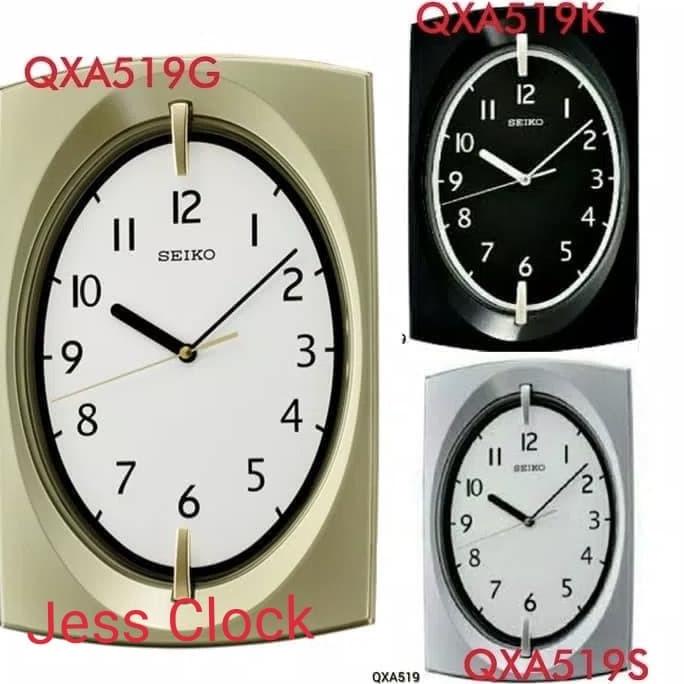 QXA519 Jam Dinding Seiko Oval tersedia stok