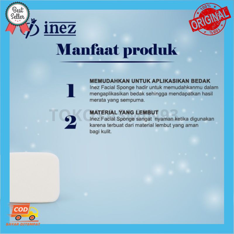 Inez Facial Sponge Murah