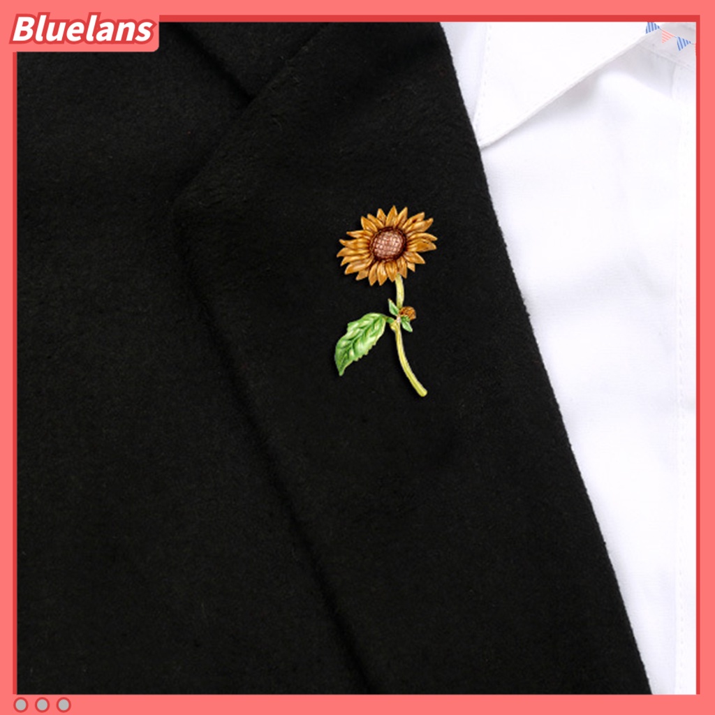 Bluelans Summer Style Sunflower Shape Jewelry Gift Creative Brooch Pin