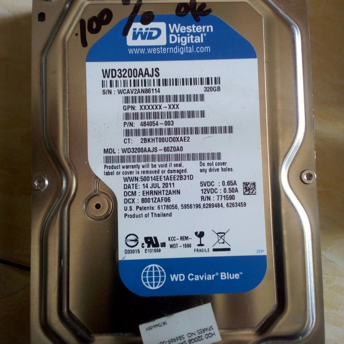 HDD Internal PC 320 GB