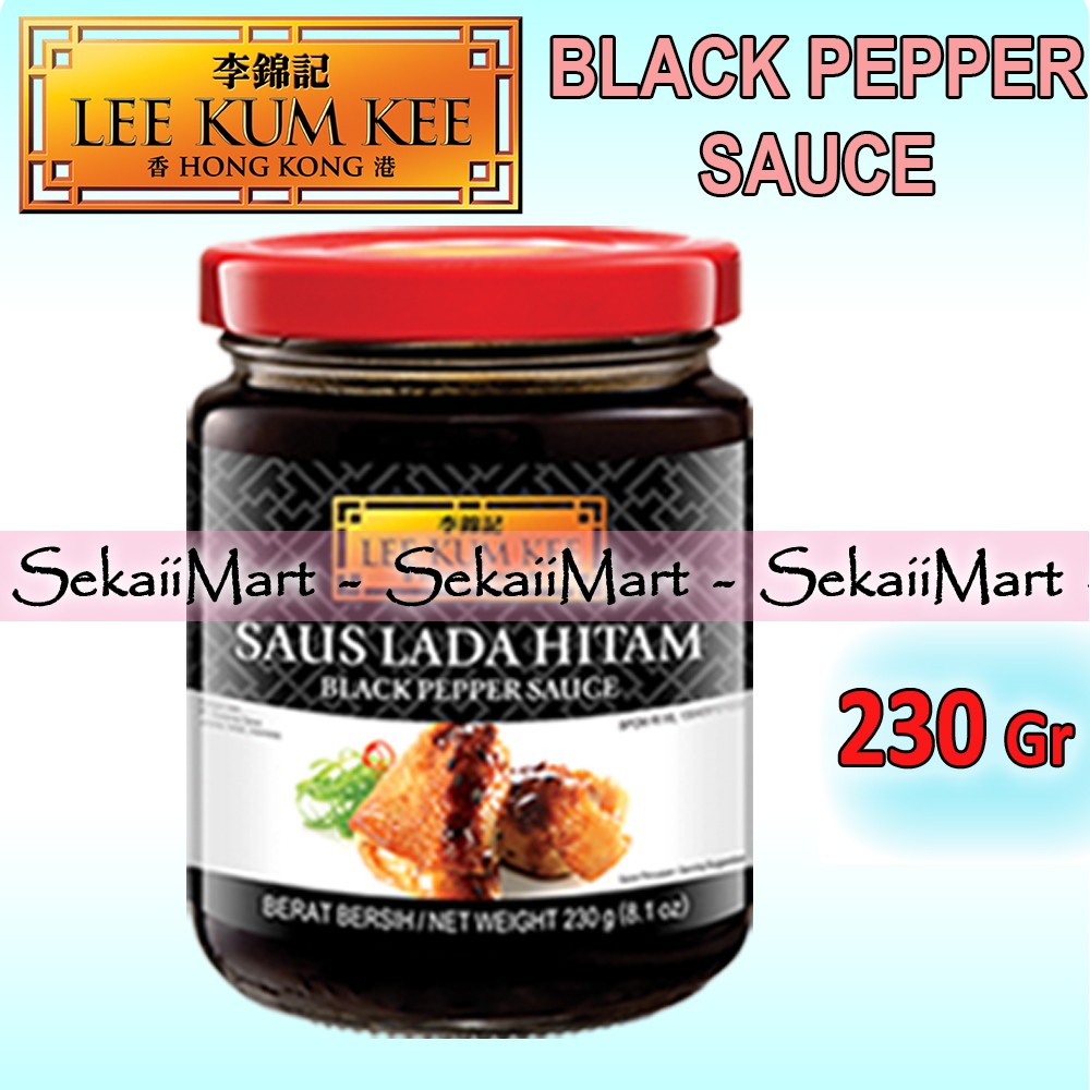 

LEE KUM KEE Black Pepper Sauce 230gr - LKK BlackPepper Saus Bumbu Lada Hitam Black Papper