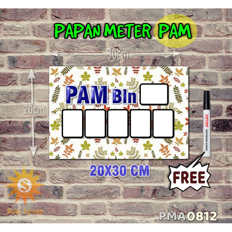 

Safa Papan Meter Listrik PLN PAM motif Unik - Flower 12