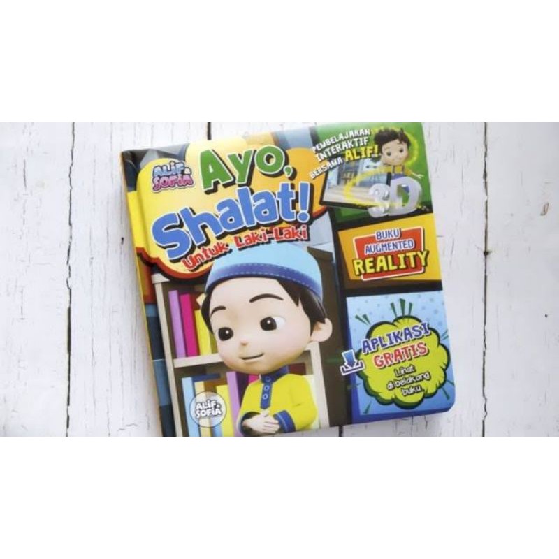 Buku Anak BBW Augmented Reality Ayo Shalat Sholat Alif Untuk Laki-Laki