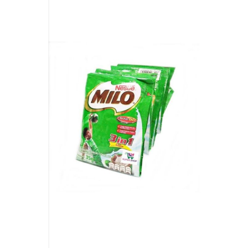 

Milo 3 in 1 kemasan sachet
