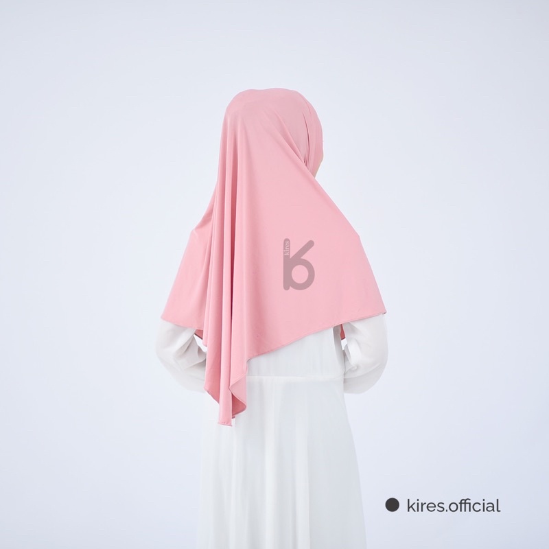 Khimar Bergo Melinda Instan Jersey Lubang Telinga