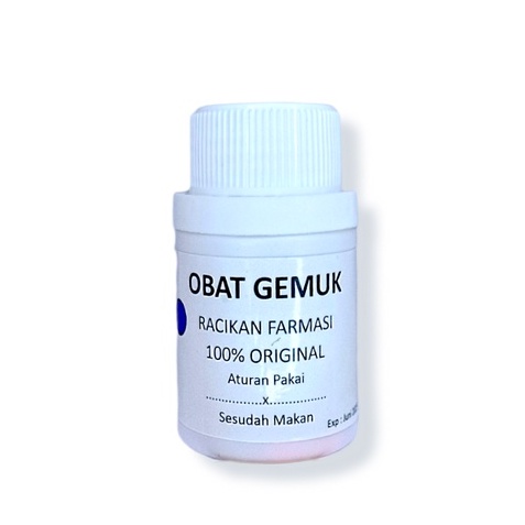 OBAT GEMUK FARMASI isi 30 Tablet (BOTOL KECIL)