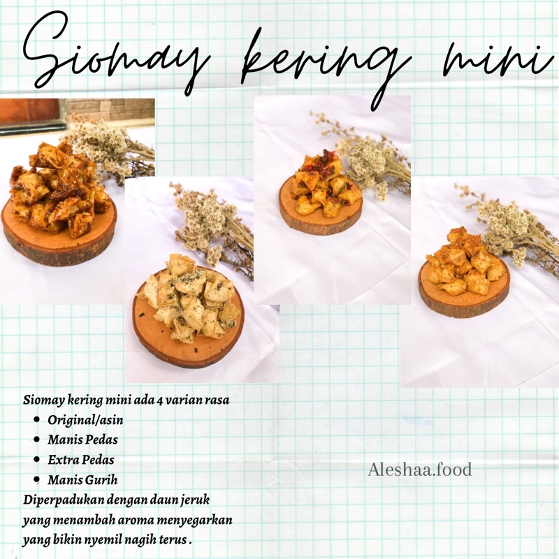 

Siomay kering mini