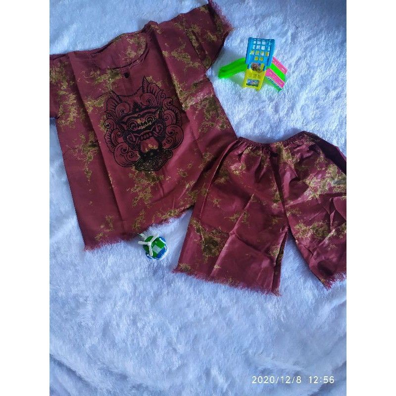 BAJU SETELAN ANAK BARONG BALI BARONG BALI ANAK SETELAN