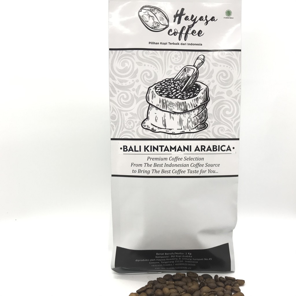 

Kopi Hayasa Bali Kintamani Specialty Arabika - 1 Kg