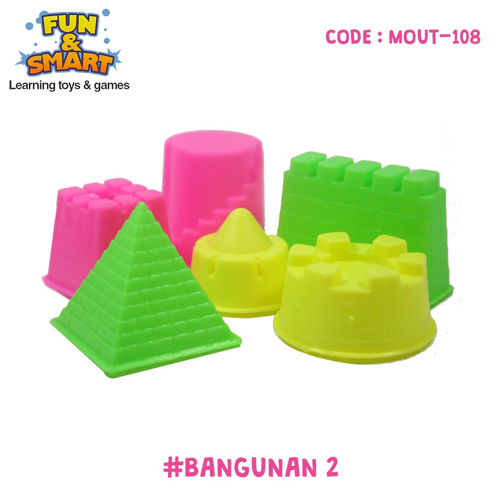 MAINAN ANAK CETAKAN PASIR KINETIC PLAYSAND MOULD EMBER - MOUT-108