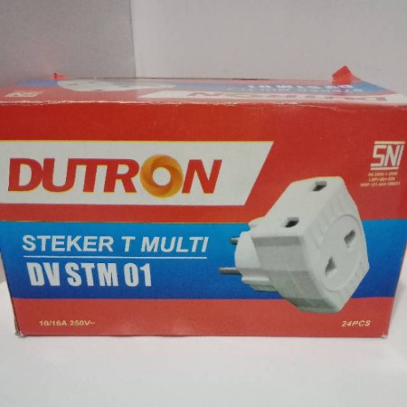 STEKER MULTI T DUTRON COLOK 3 LUBANG COLOKAN KUNINGAN COLOK COLOKAN LISTRIK KUNINGAN ASLI