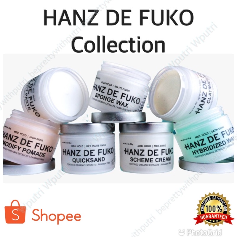 Jual HANZ DE FUKO Hair Style Collection ( Scheme Cream / Quicksand