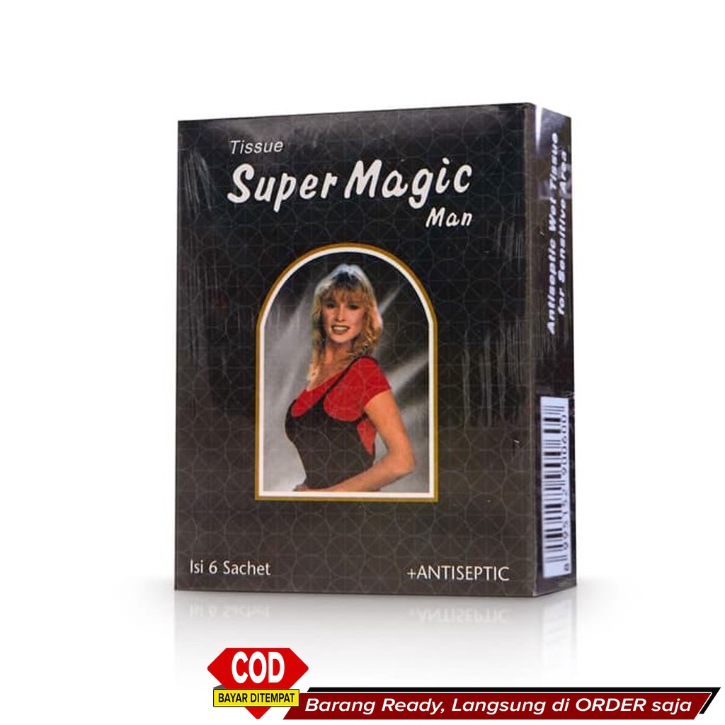 Best Seller Obat Oles Obat Kuat Pria Berhubungan Tahan Lama Kuat BerJam-jam AMPUH ~ Tisu Magic Power